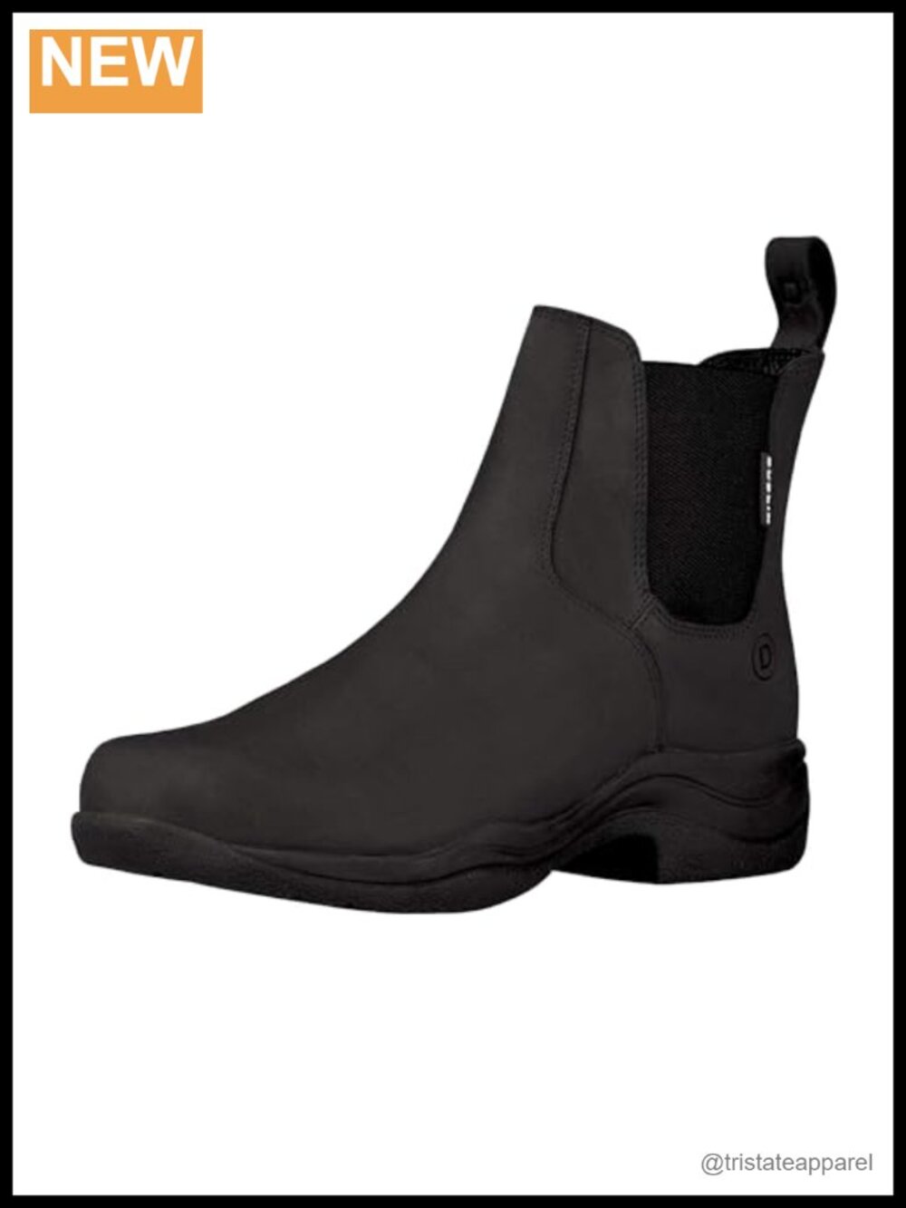 Dublin Women's Equestrian Ankle Boots - Waxy Leather, Pull-On, Water Resistant